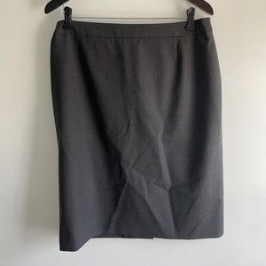 Hugo Boss Gray Knee-Length Pencil Skirt for Work